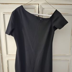 Zara Classic Black Midi Dress